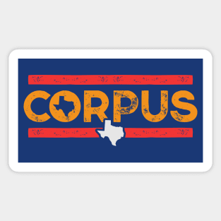 Retro Corpus Christi Texas // Vintage Hometown Texan Pride Sticker